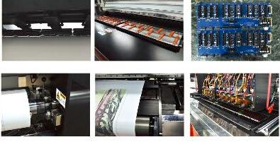 De Printer van de groot Formaatstof voor de Digitale Hoge snelheid 600 m2/uur van de Doekdruk