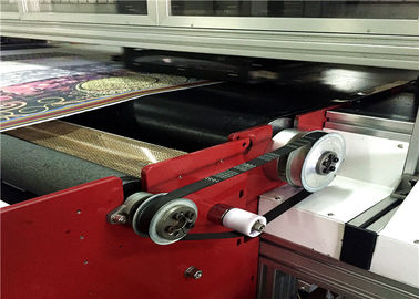 China Flatbed Printers van Stoffeninkjet met Inkt Industriële Printhead Op basis van water verdeler