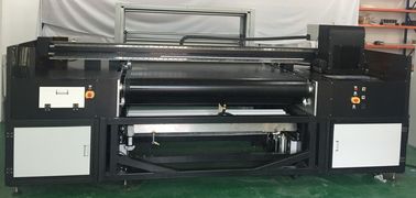 China Digitale de Textieldrukmachine van de Riochgen5 Flatbed Hoge snelheid met Riem 120m2 per Uur verdeler