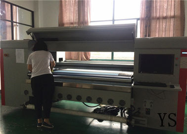 China Flatbed Dx5 Machines van de Kleuren Digitale Druk 1440 de Digitale Printer van Dpi voor Stof fabriek